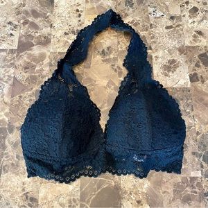 Auden black halter bralette size M